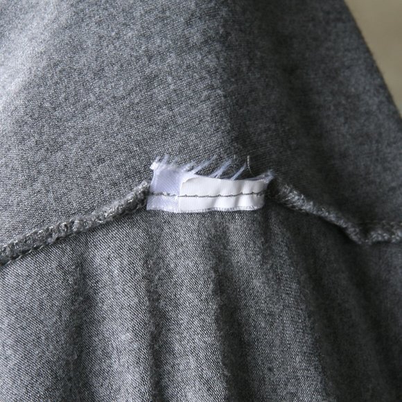 Joseph A Peasant Boho Top Grey Soft Athleisure Md - Picture 11 of 12